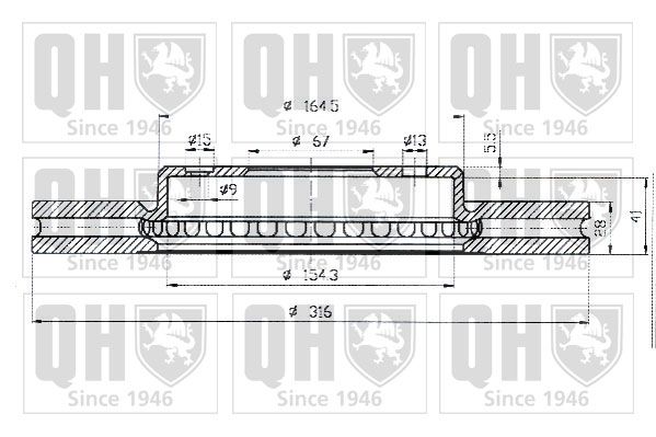 QUINTON HAZELL Тормозной диск BDC4776